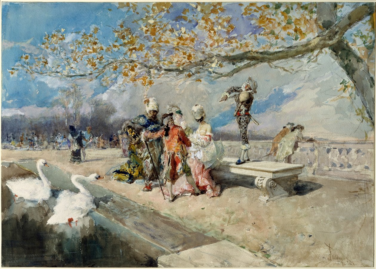 Maskarada autorstwa Marià Fortuny Marsal
