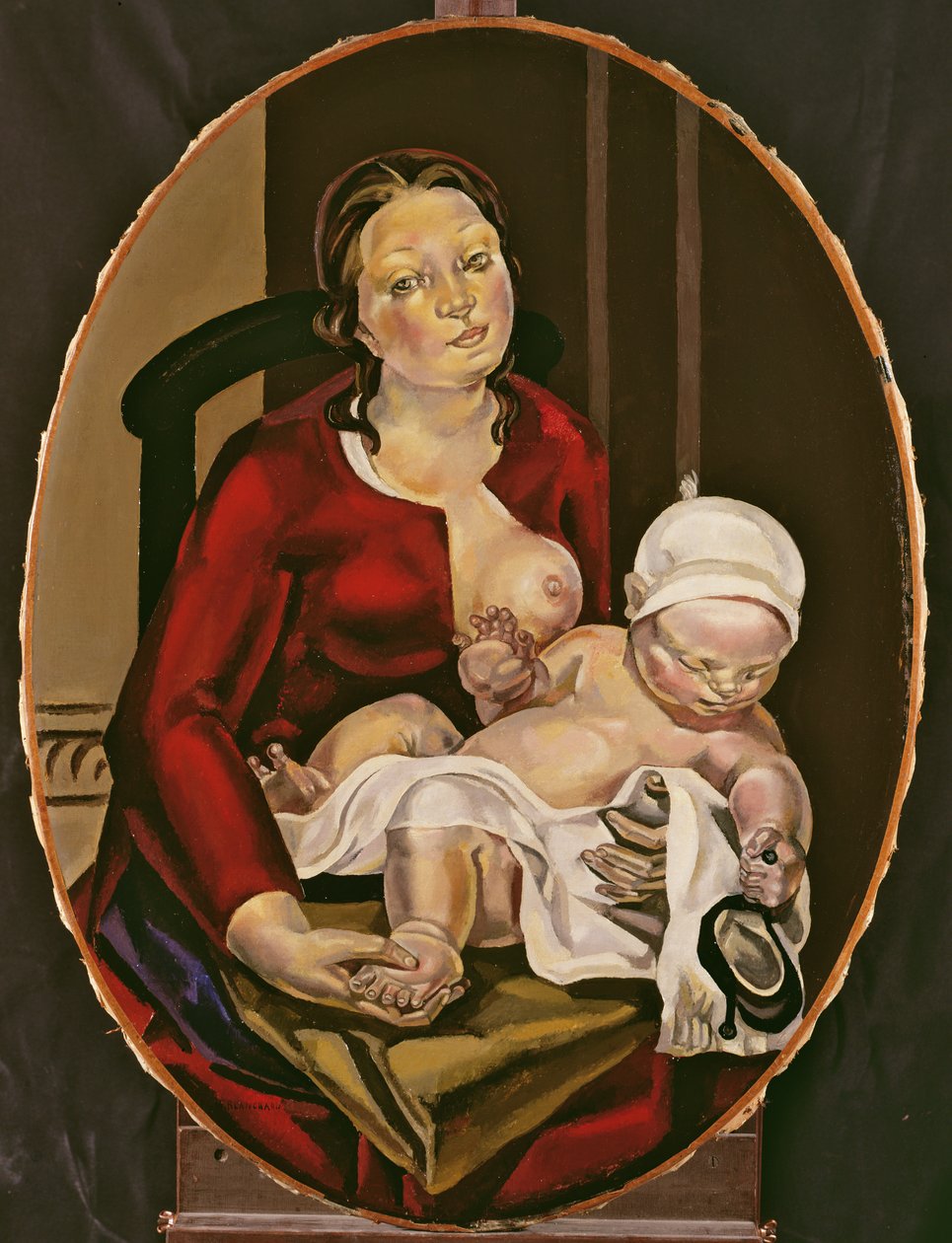 Matka i dziecko, ok. 1922 autorstwa Maria Blanchard