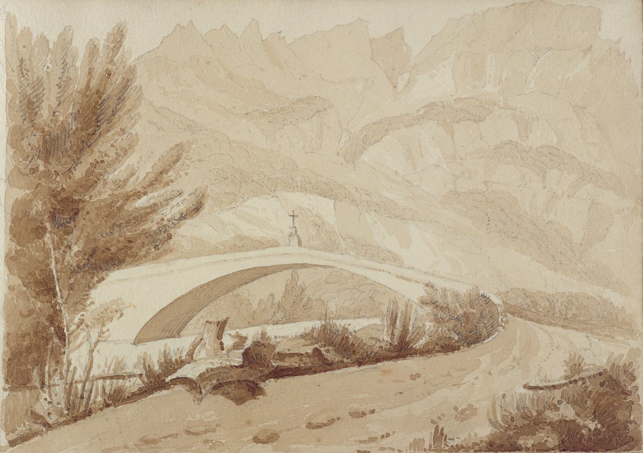 Św. Marcin, Szwajcaria, 1818 autorstwa Maria Leycester