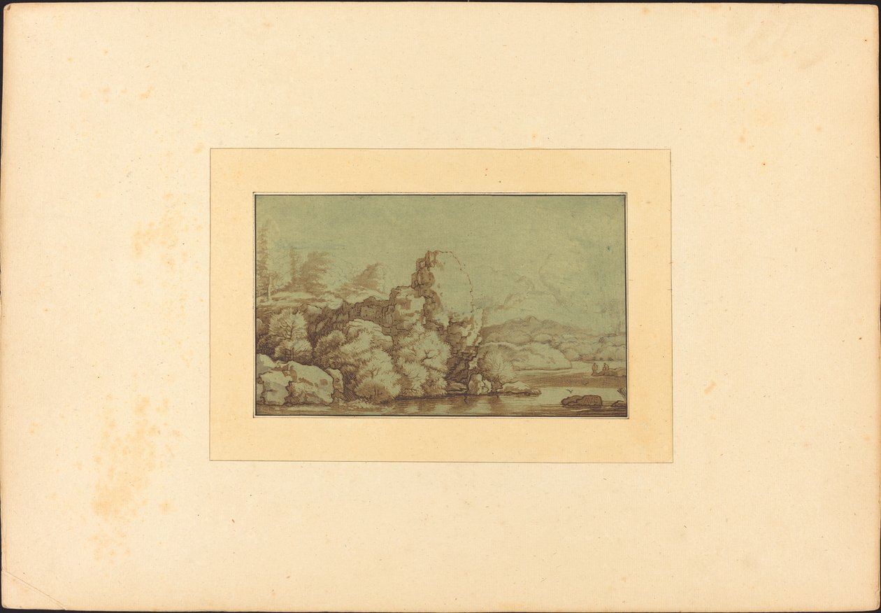 Krajobraz autorstwa Maria Catharina Prestel after Allart van Everdingen