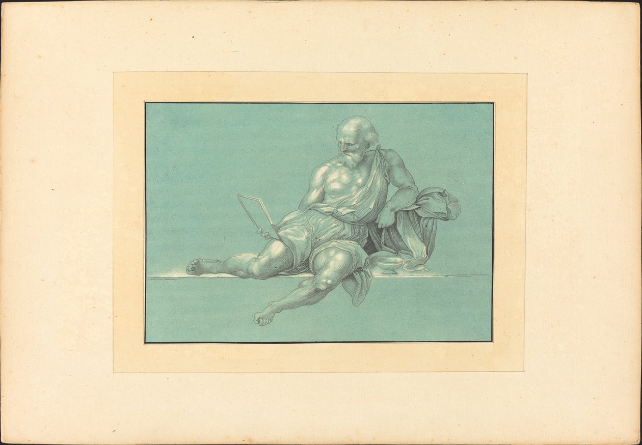 Diogenes autorstwa Maria Catharina Prestel after Giorgio Vasari after Raphael