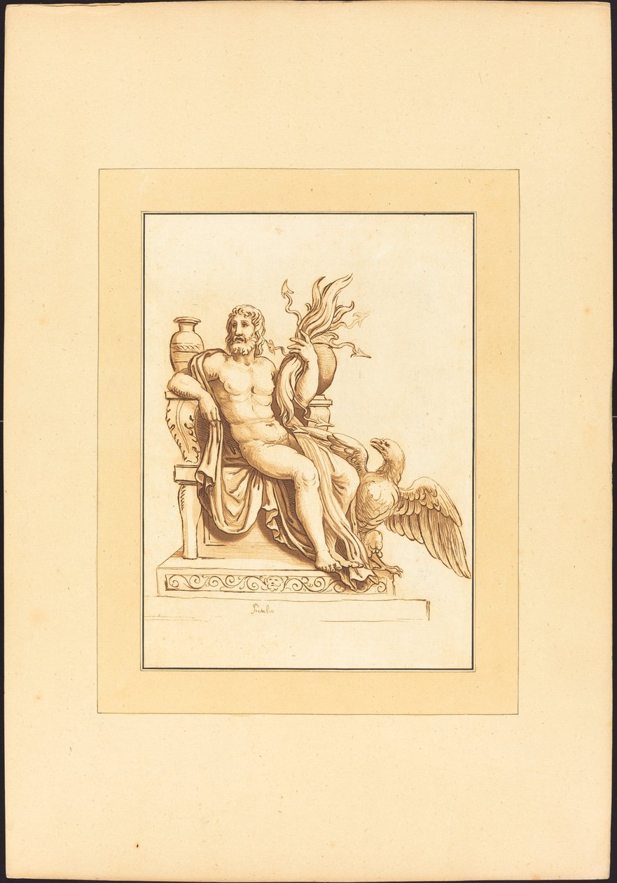 Jowisz autorstwa Maria Catharina Prestel after Giulio Romano