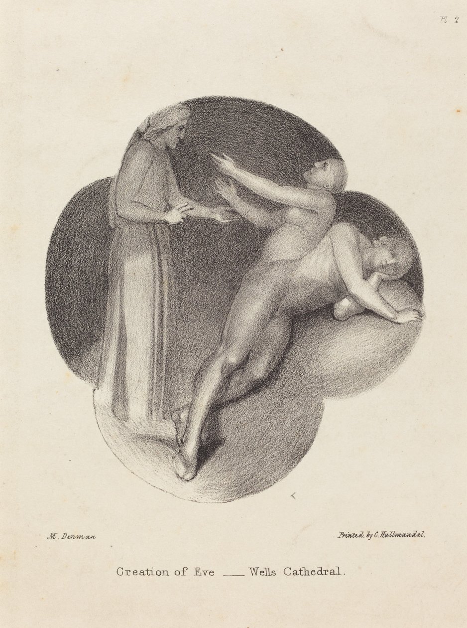 Stworzenie Ewy z katedry w Wells autorstwa Maria Denman after John Flaxman