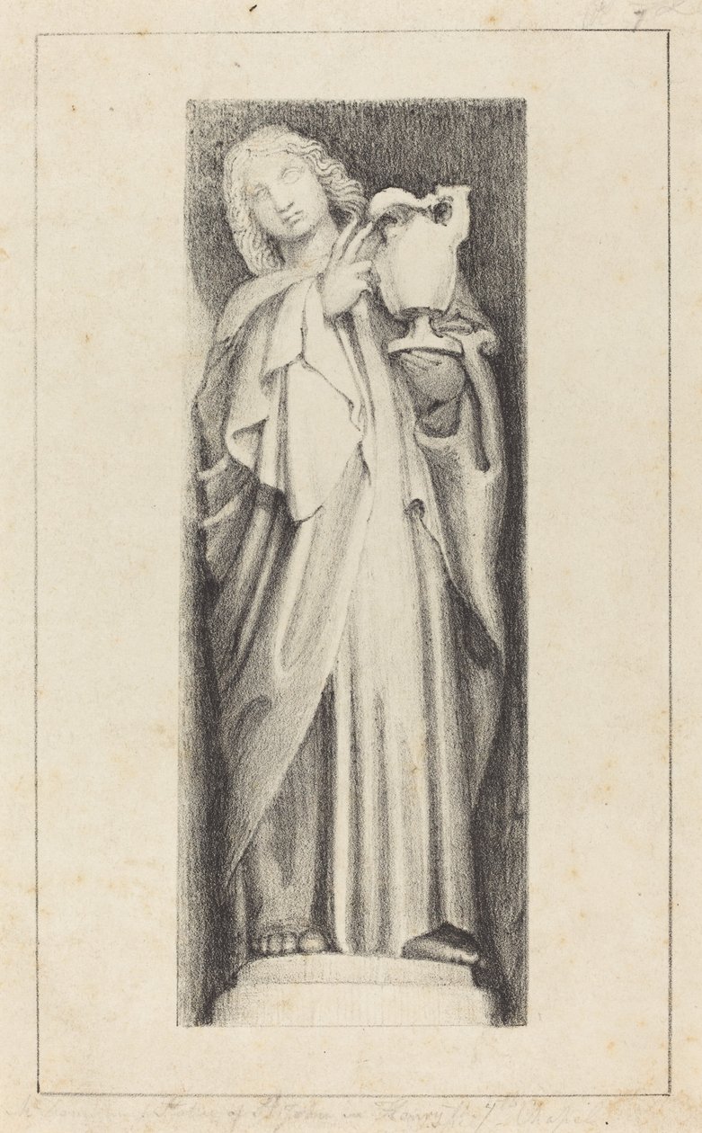 Święty Jan, z Kaplicy Henryka Siódmego Opactwo Westminsterskie autorstwa Maria Denman after John Flaxman