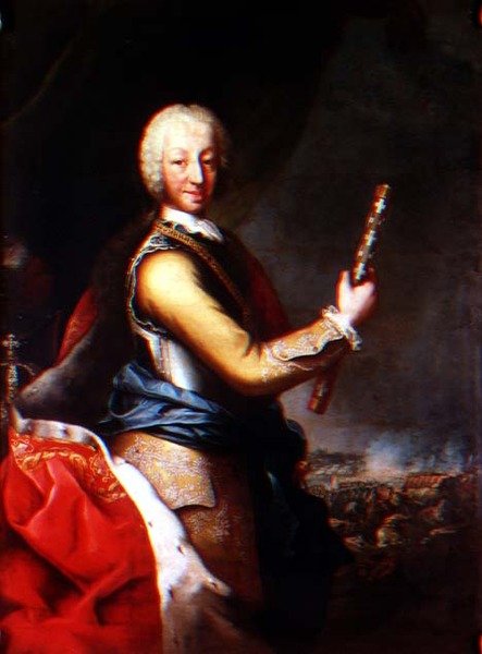 Portret Karola Emanuela III Sabaudii, króla Sardynii (1701-73) autorstwa Maria Giovanna Battista Clementi