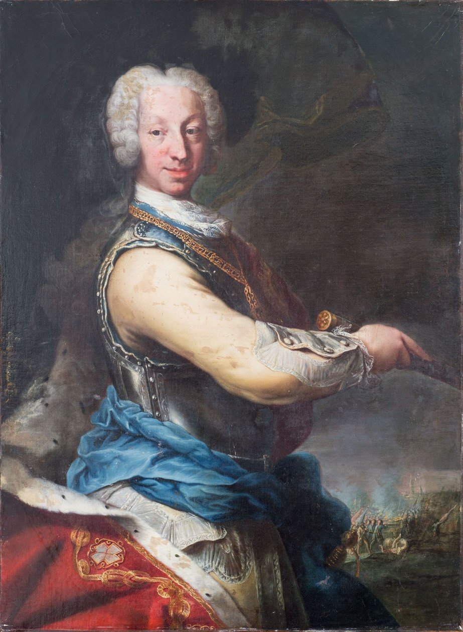 Portret Karola Emanuela III autorstwa Maria Giovanna Clementi