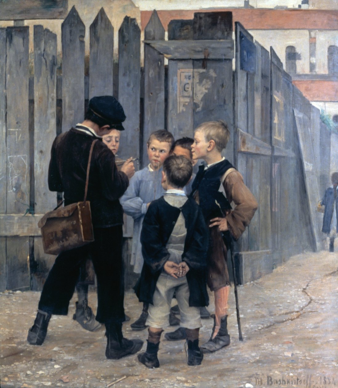 „Spotkanie”, 1884 autorstwa Maria Konstantinowka Bashkirtseff