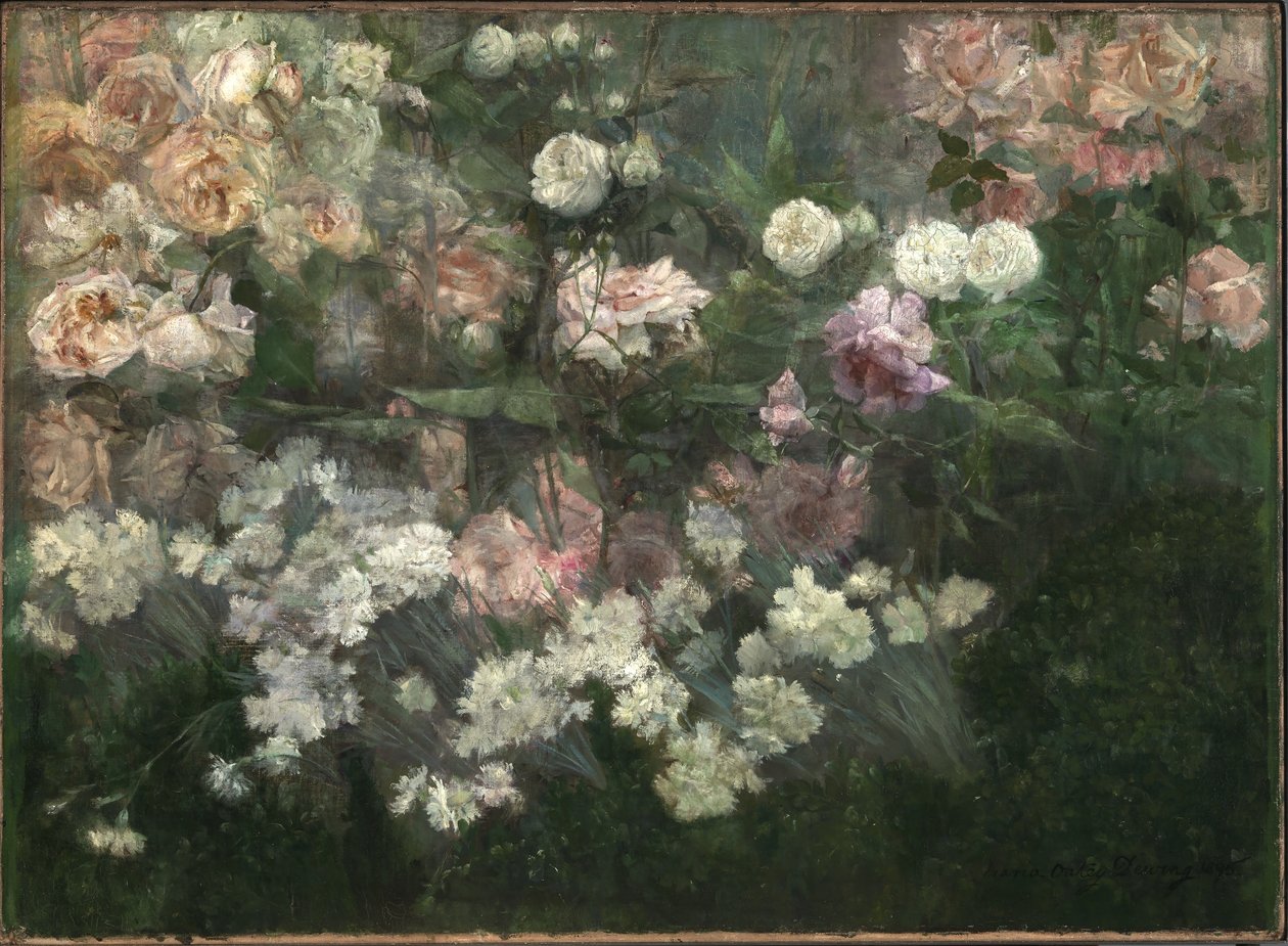 Ogród w maju autorstwa Maria Oakey Dewing