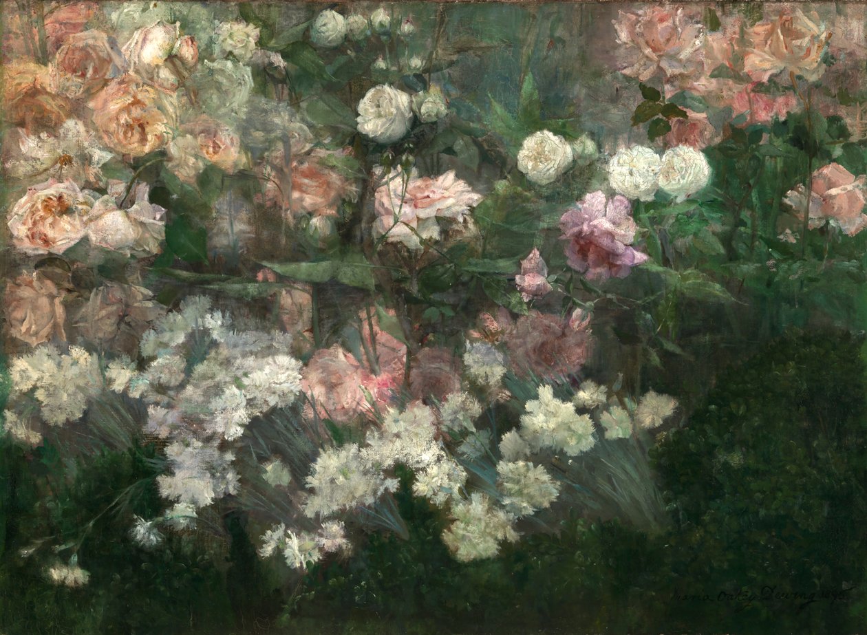 Ogród w maju 1895. autorstwa Maria Oakey Dewing