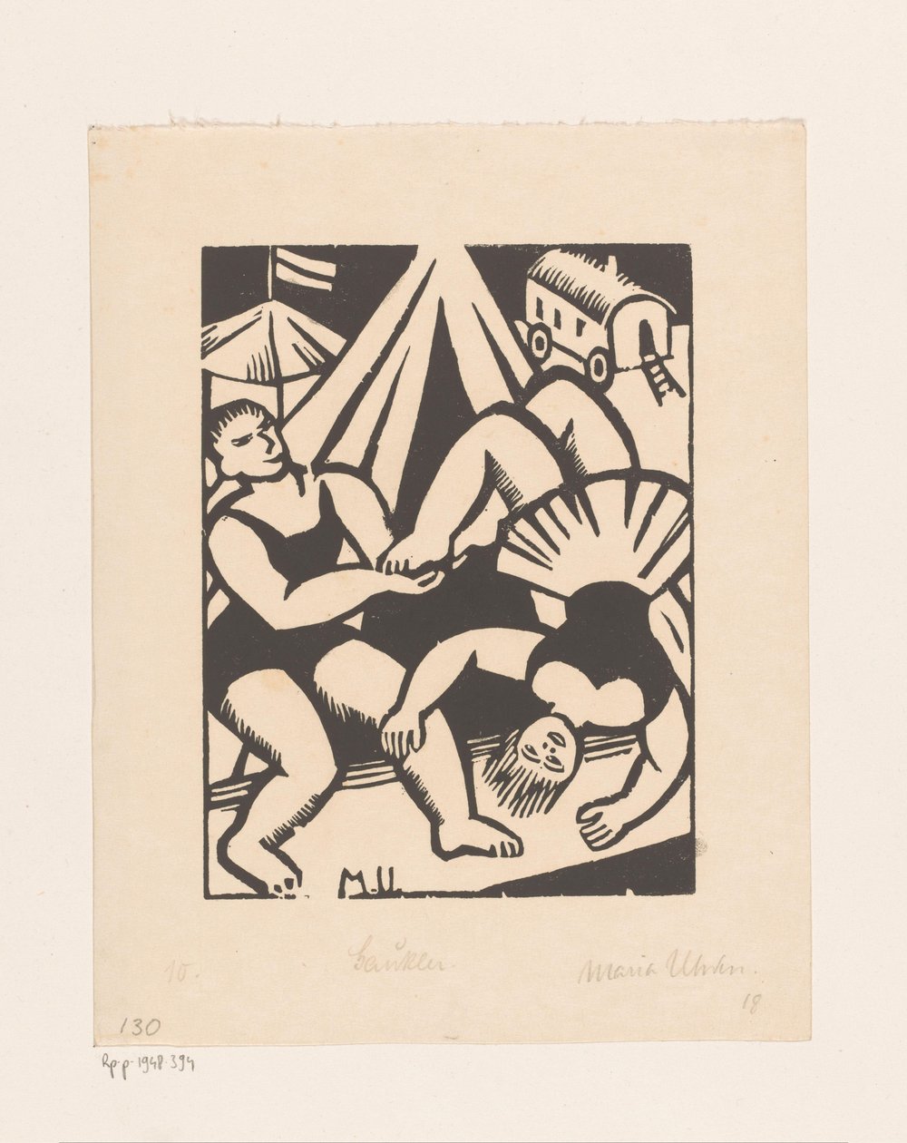 Gaukler (oryginalny tytuł na obiekcie) autorstwa Maria Uhden (signed by artist)