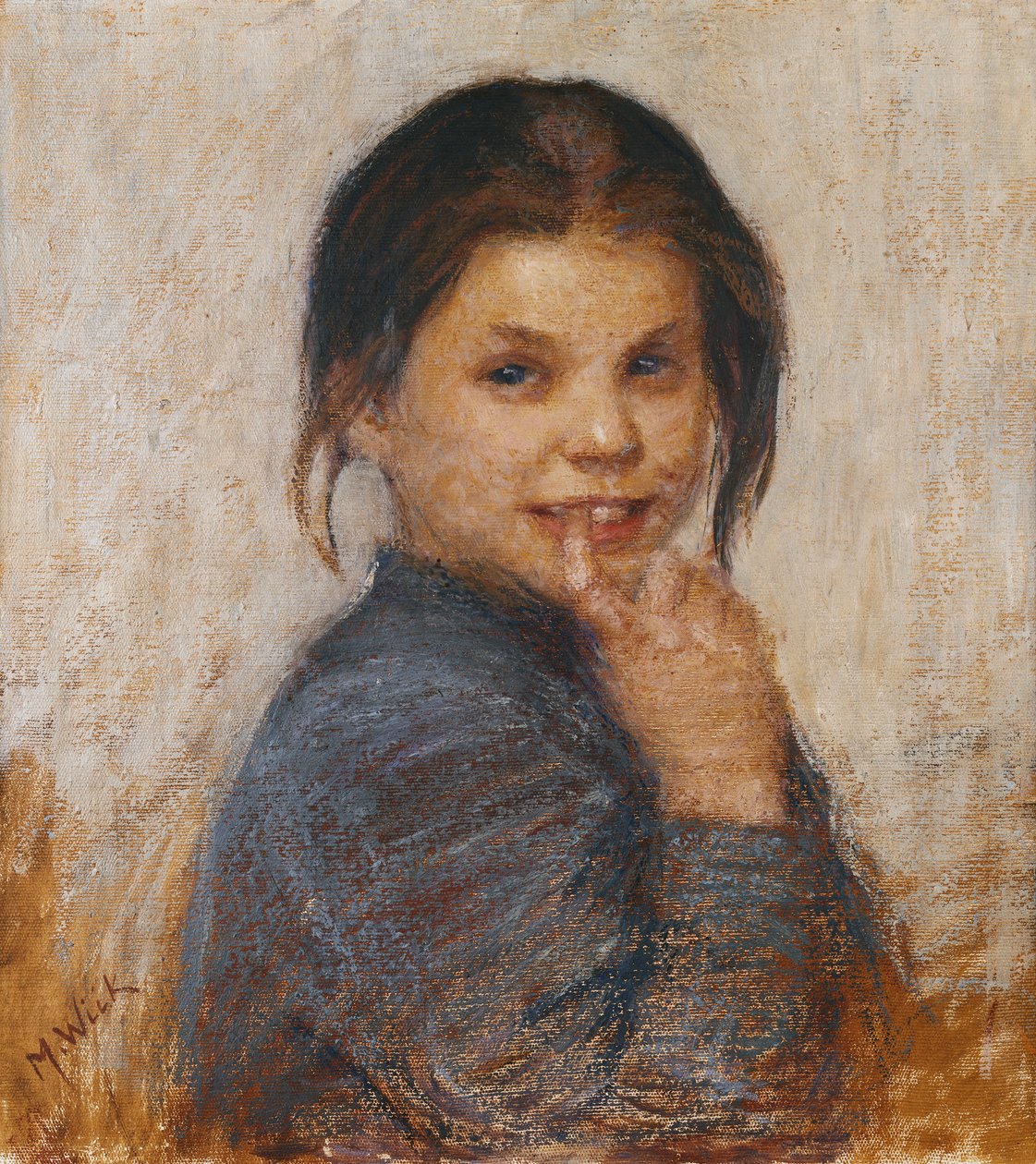 Portret dziewczyny, autorstwa Maria Wiik