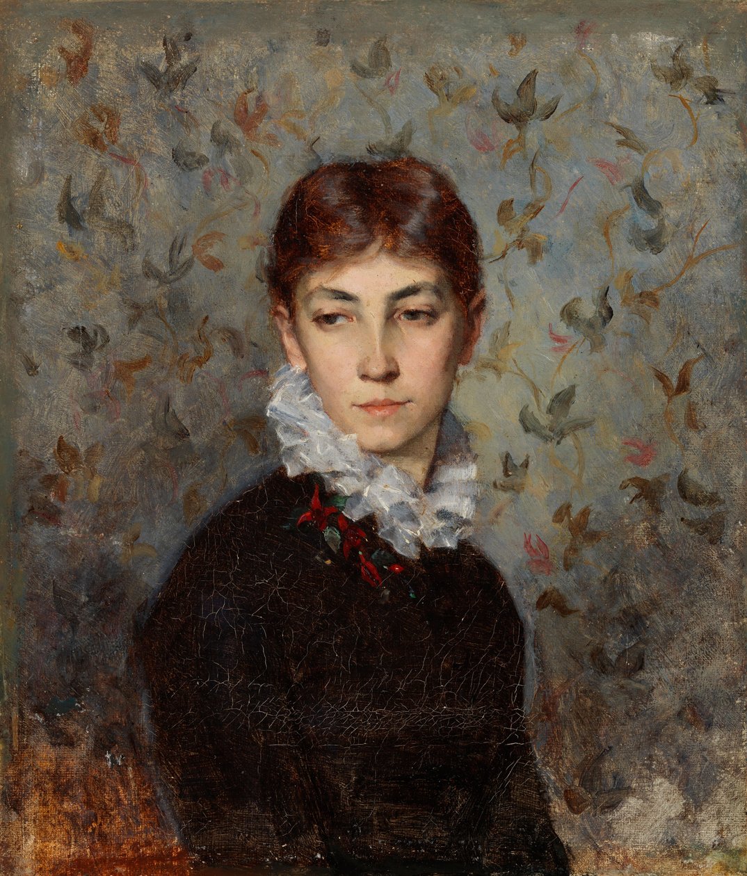 Portret siostry artystki, panny Hildy Wiik autorstwa Maria Wiik
