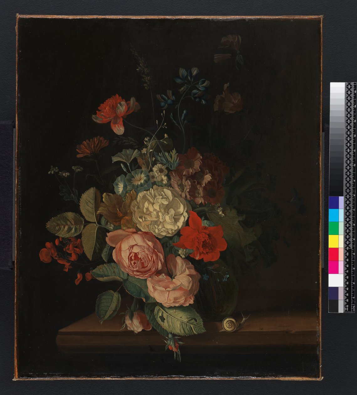 Wazon z kwiatami, przed 1693 autorstwa Maria van Oosterwyck