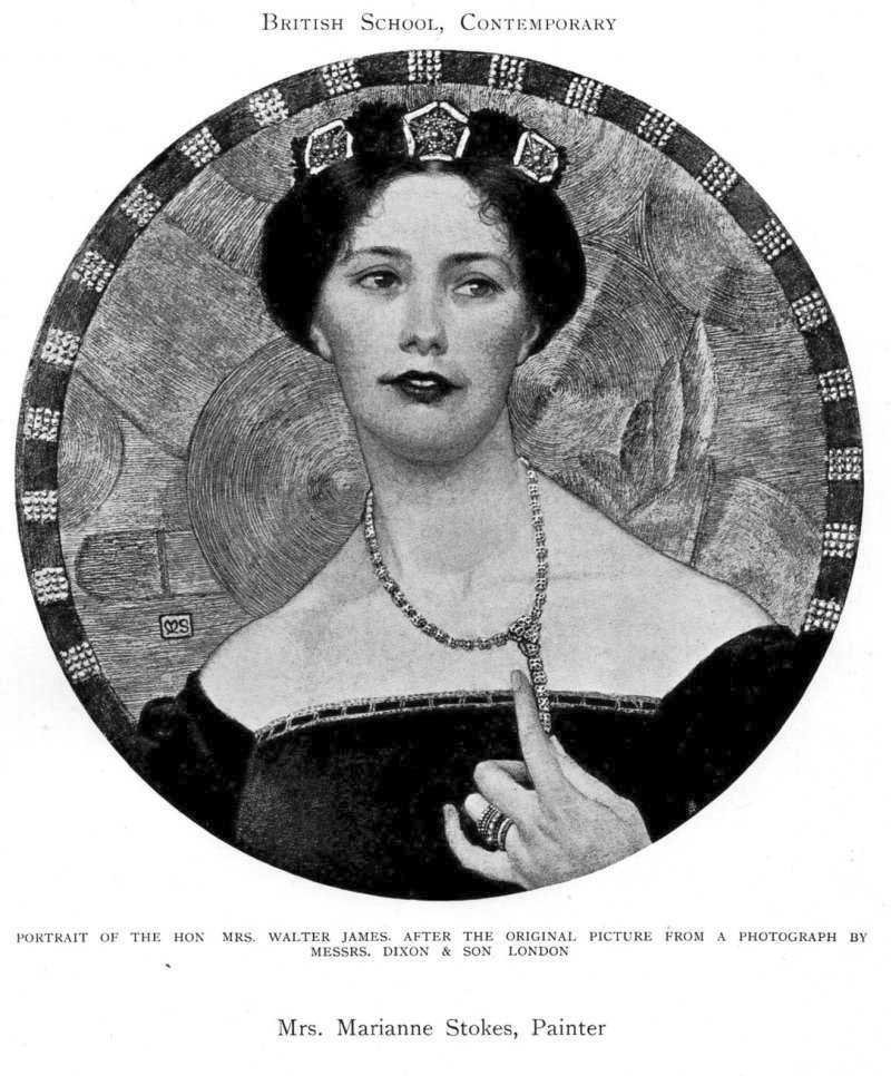 Portret pani Walter Jameson autorstwa Marianne Stokes
