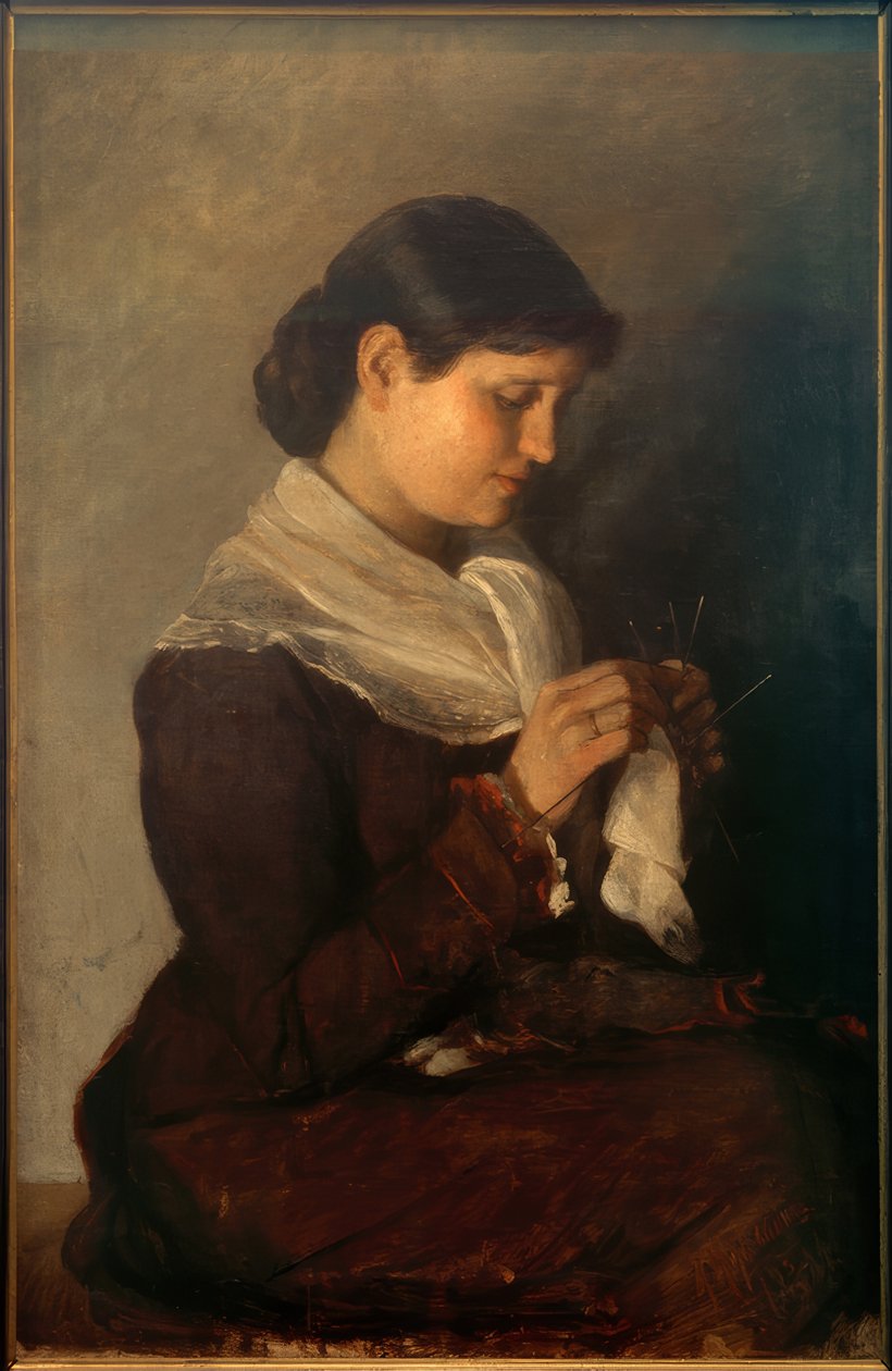Portret Very Repin autorstwa Marianne von Werefkin