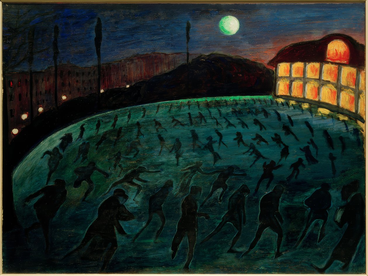 Łyżwiarz autorstwa Marianne von Werefkin