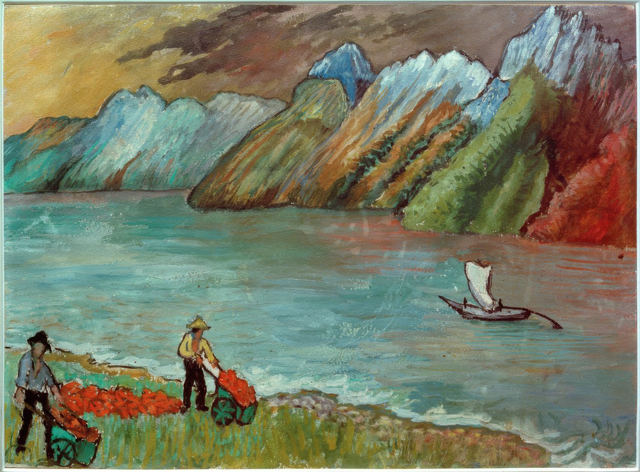 Seelandschaft autorstwa Marianne von Werefkin
