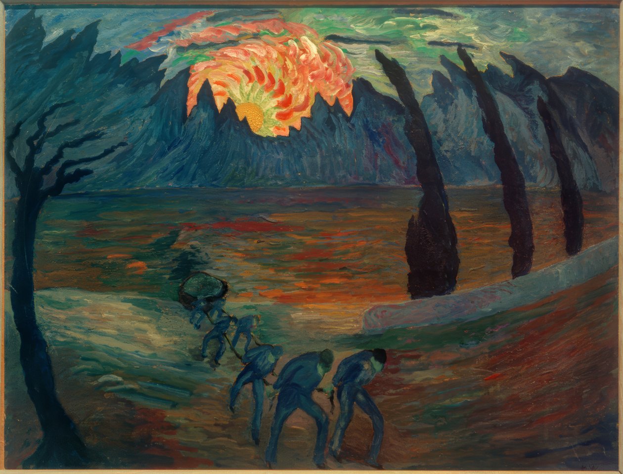 wschód słońca autorstwa Marianne von Werefkin