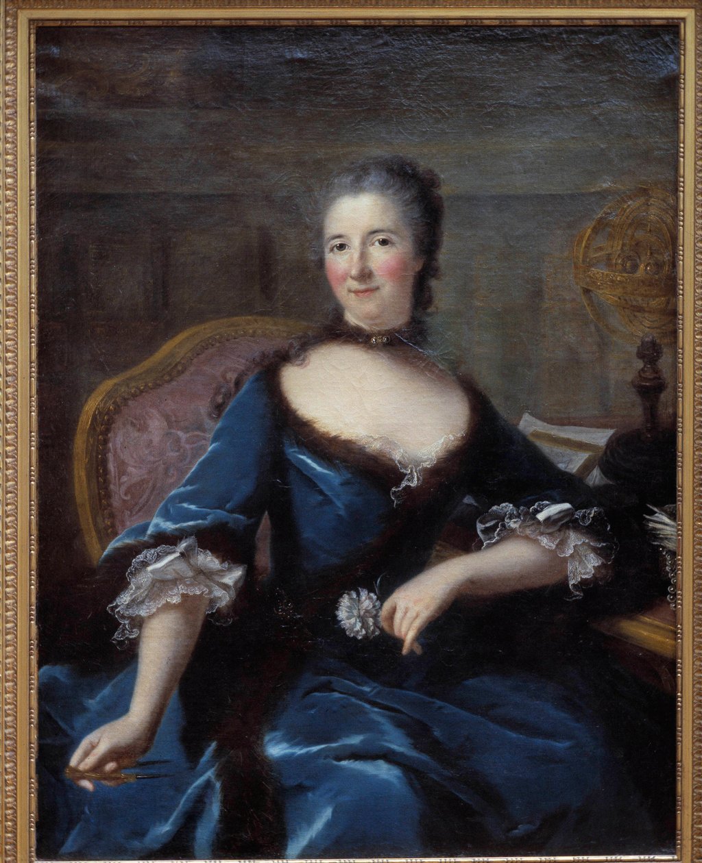 Portret Gabrielle Emilie de Breteuil, Markiza (Madame) du Chatelet (1706-1749) Markiza Le Tonnelier de Breteuil 