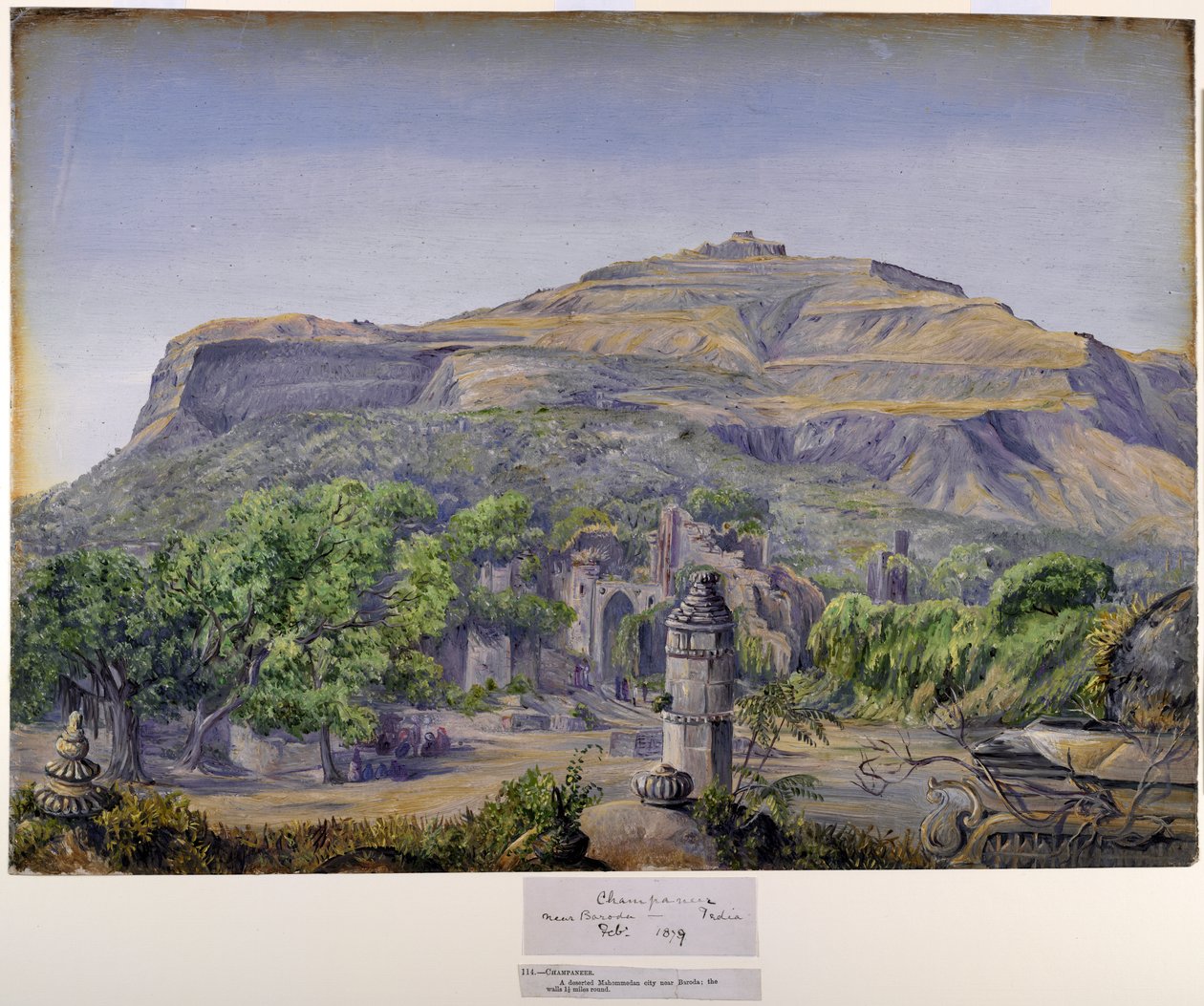 Champaneer, niedaleko Barody, Indie autorstwa Marianne North