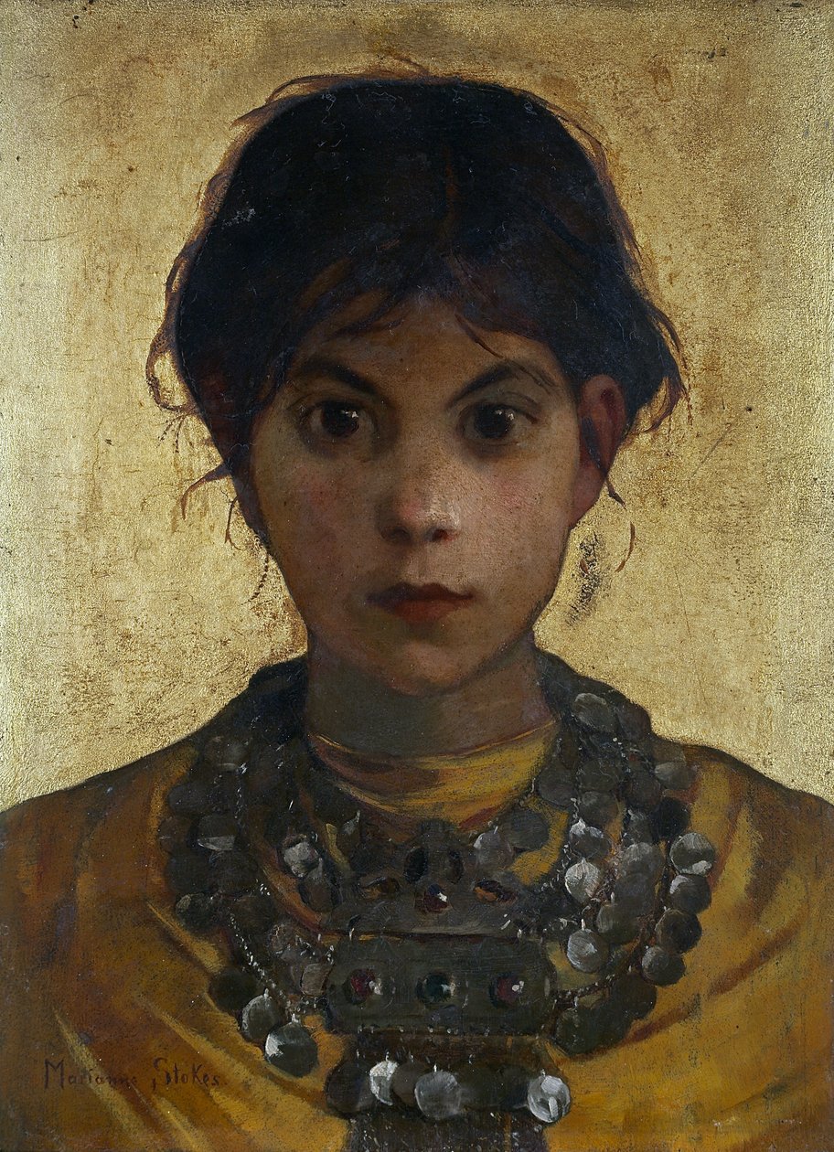Czarownica z Capri, 1884-85 autorstwa Marianne Stokes