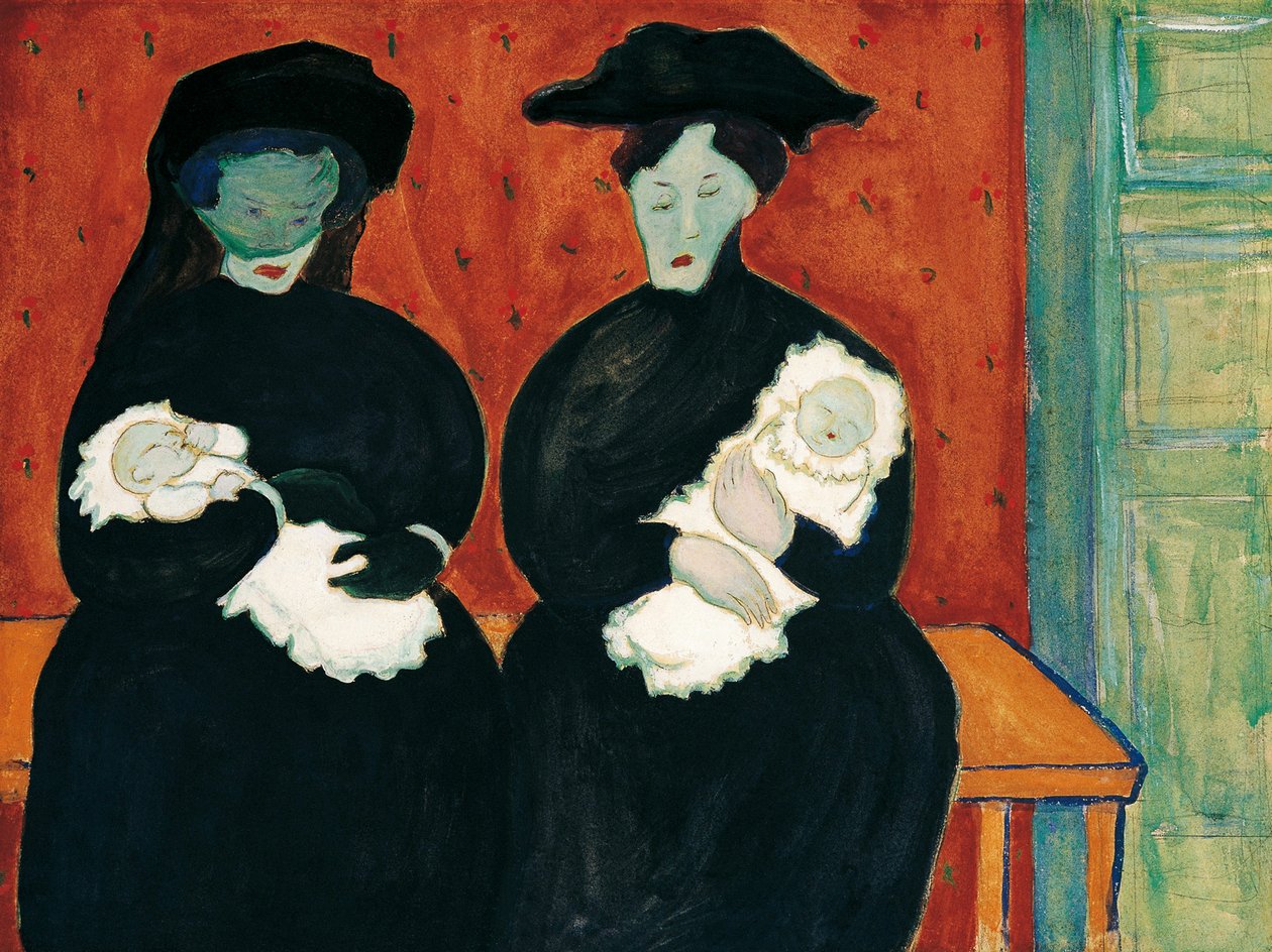 Bliźniaczki Marianne von Werefkin (1860-1938) autorstwa Marianne von Werefkin