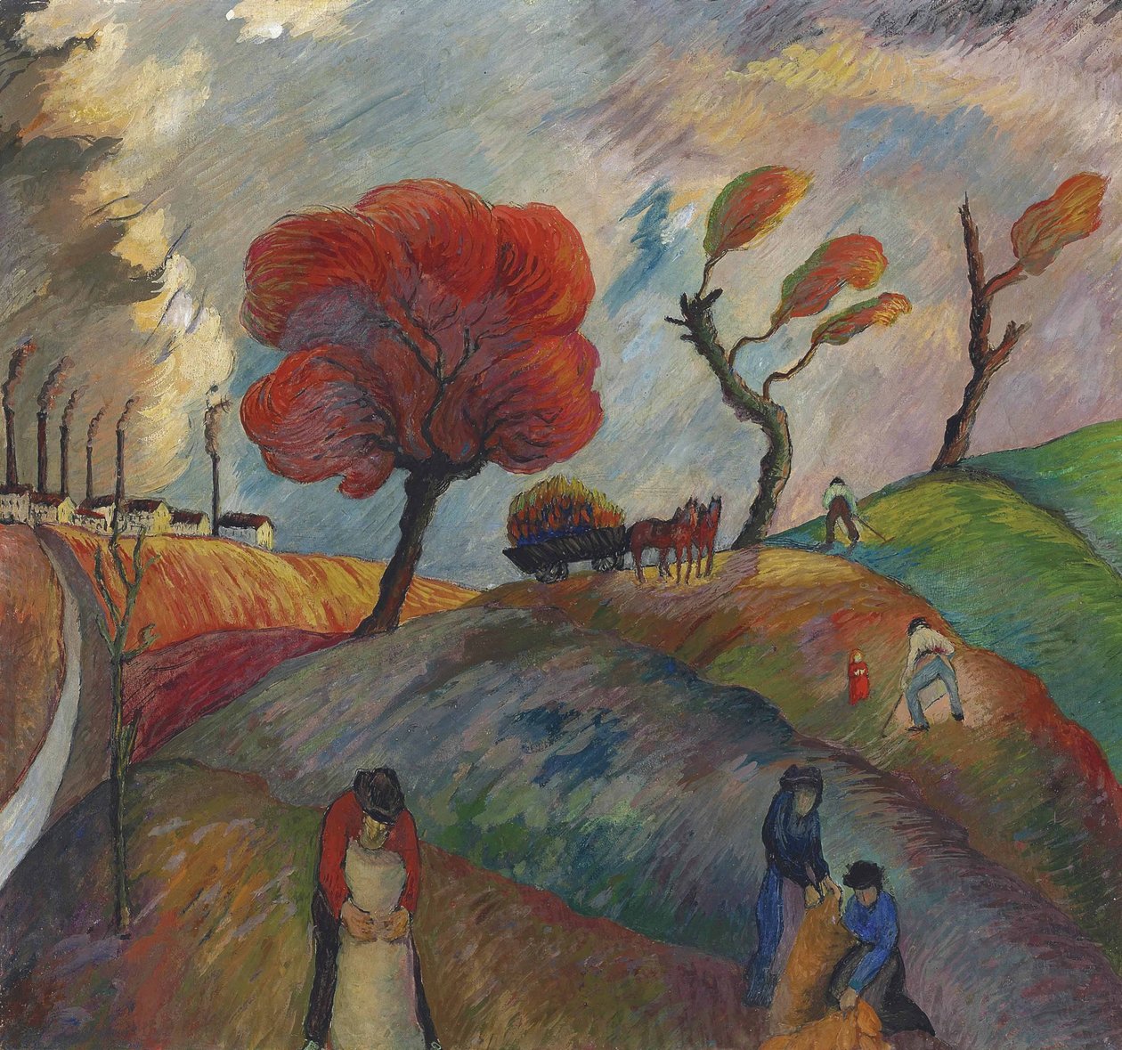 Mrowisko, ok. 1916. autorstwa Marianne von Werefkin