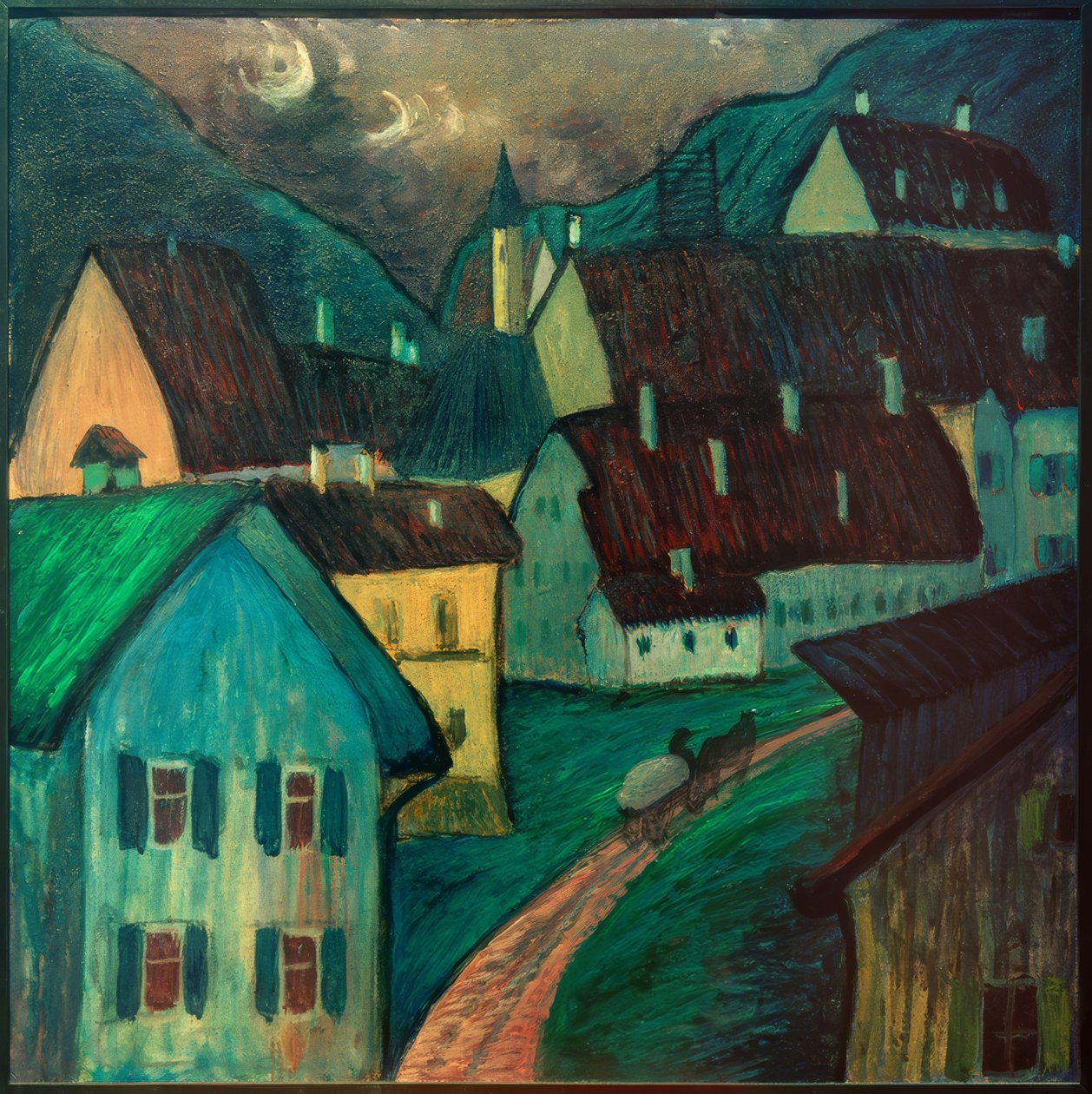 Wieczór w Murnau autorstwa Marianne von Werefkin