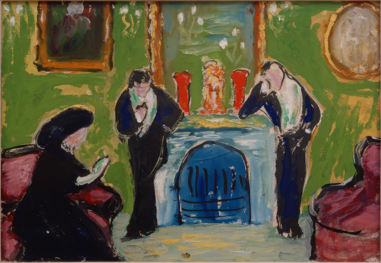 Przy kominku autorstwa Marianne von Werefkin