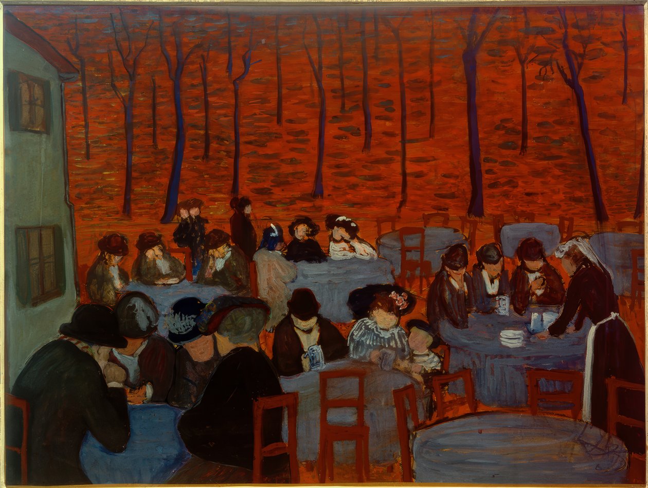 Ogródek piwny autorstwa Marianne von Werefkin