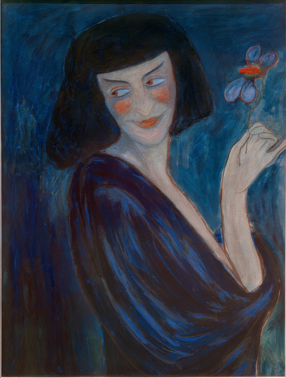 Tancerz Alexander Sacharoff autorstwa Marianne von Werefkin