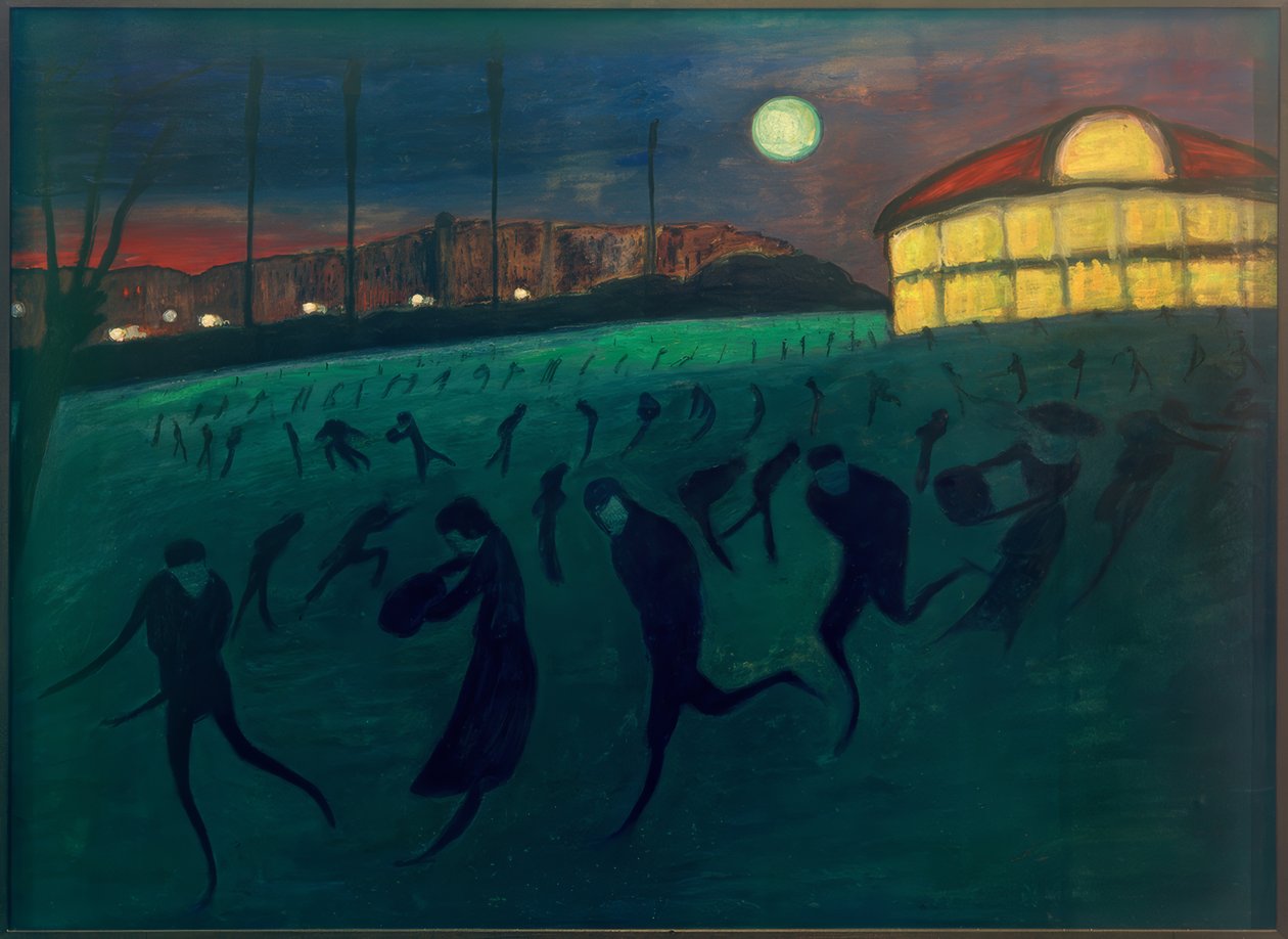 Łyżwiarz autorstwa Marianne von Werefkin