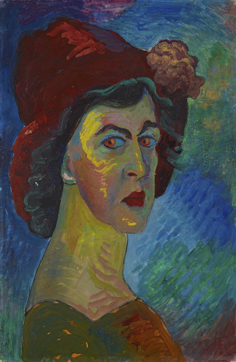 autoportret autorstwa Marianne von Werefkin