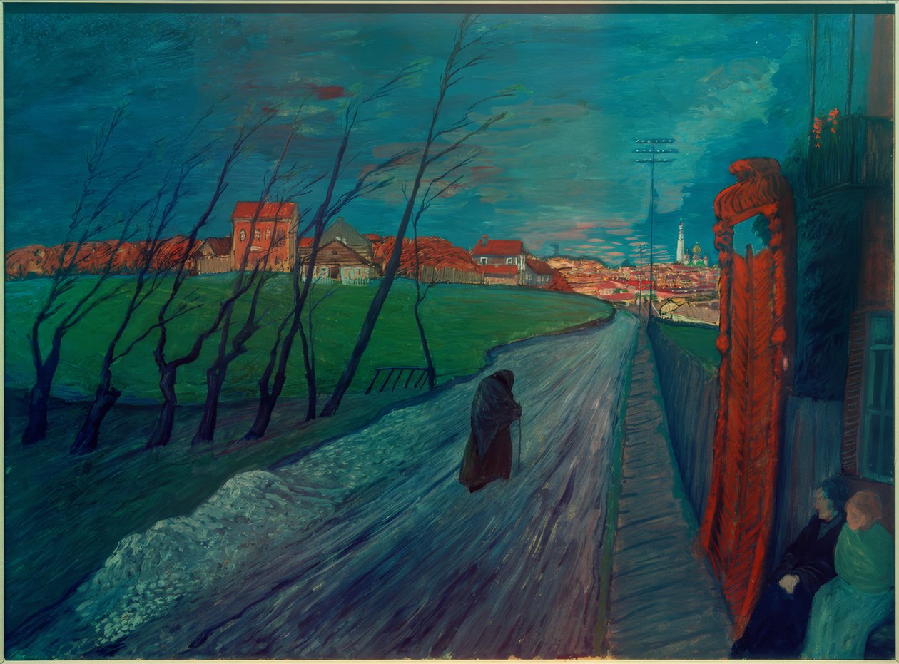 Miasto na Litwie autorstwa Marianne von Werefkin