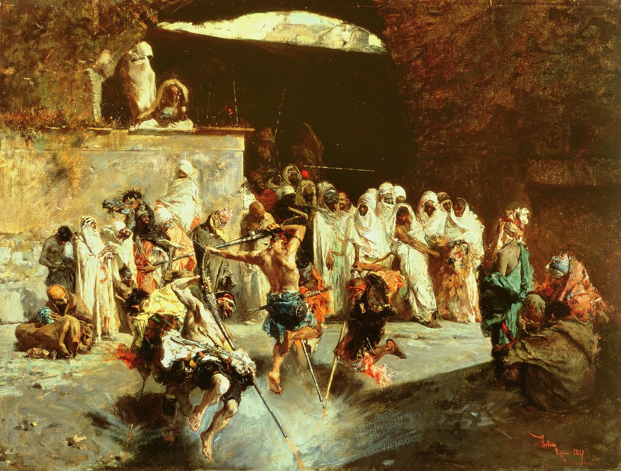 Fantazja arabska, 1866-67 autorstwa Mariano José María Bernardo Fortuny y Carbó