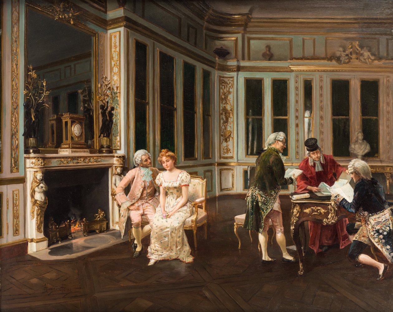 Umowa małżeńska autorstwa Mariano Alonso Perez
