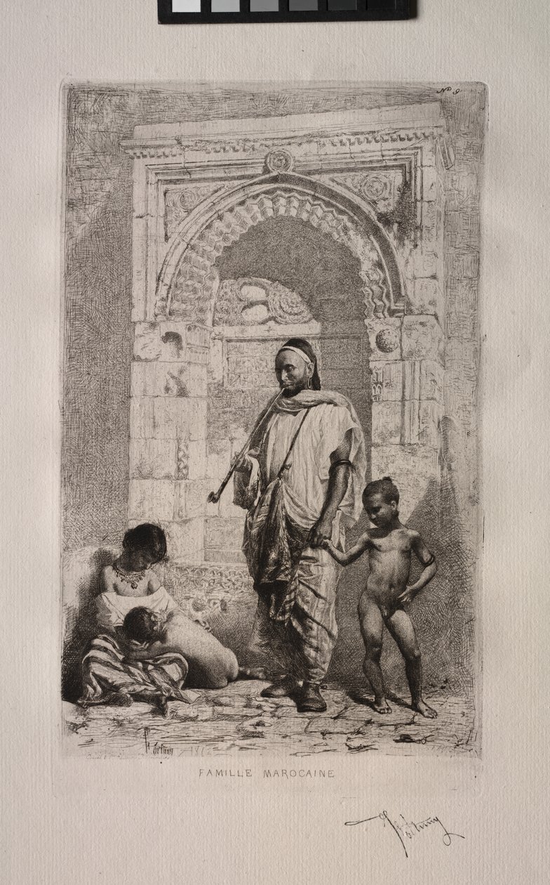 Rodzina Maroka autorstwa Mariano Fortuny y Marsal