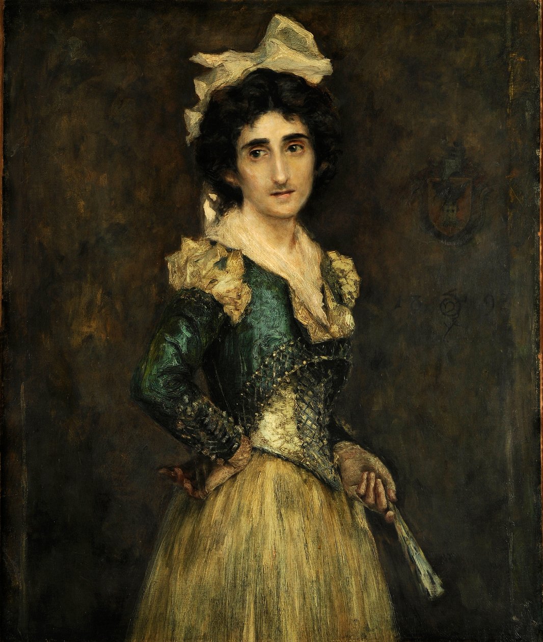 Portret Marii Luisy Fortuny, 1893. autorstwa Marià Fortuny