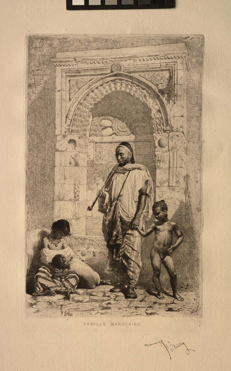 Rodzina marokańska, 1862. autorstwa Mariano José María Bernardo Fortuny y Carbó