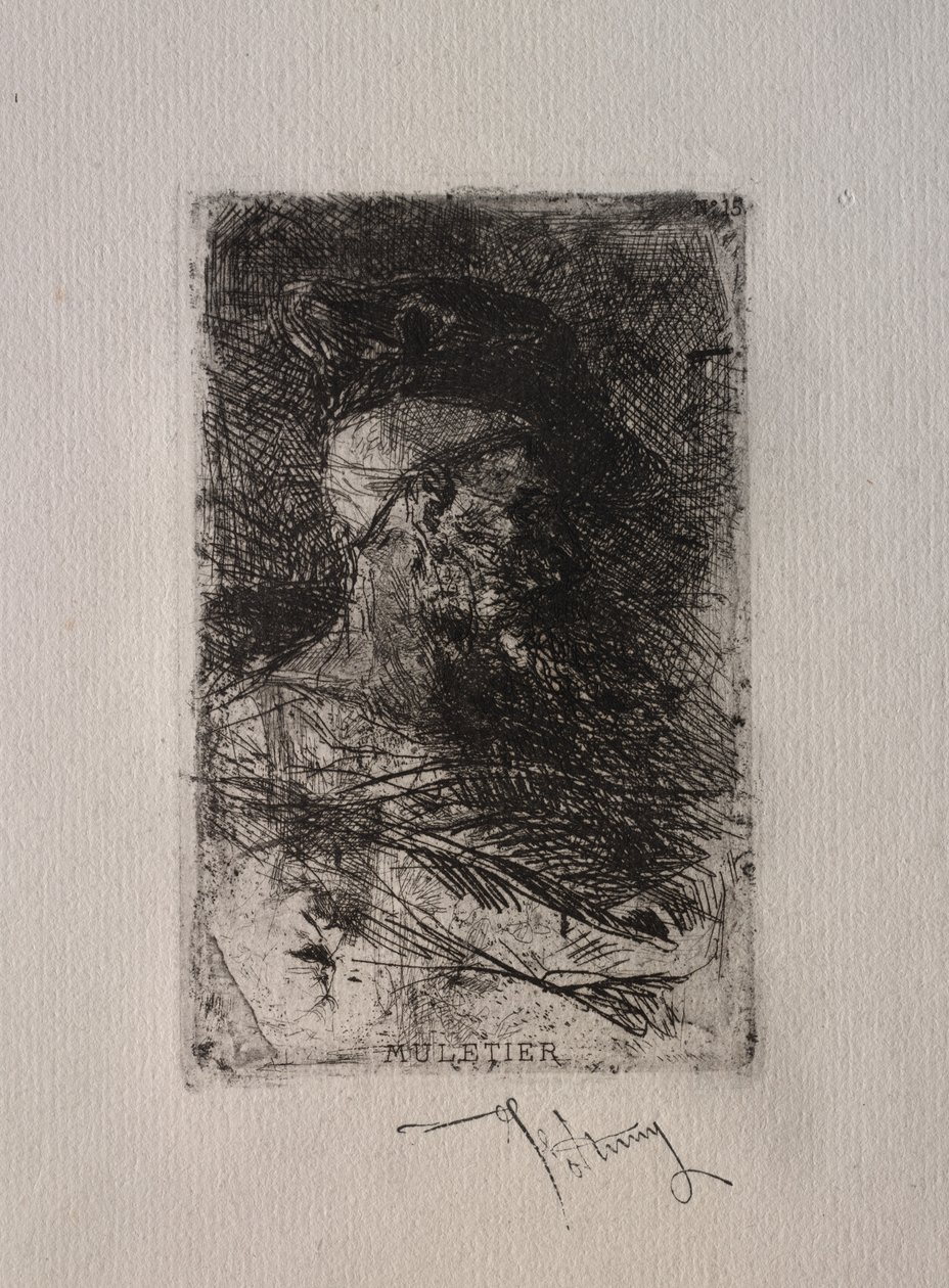Muletier. autorstwa Mariano José María Bernardo Fortuny y Carbó