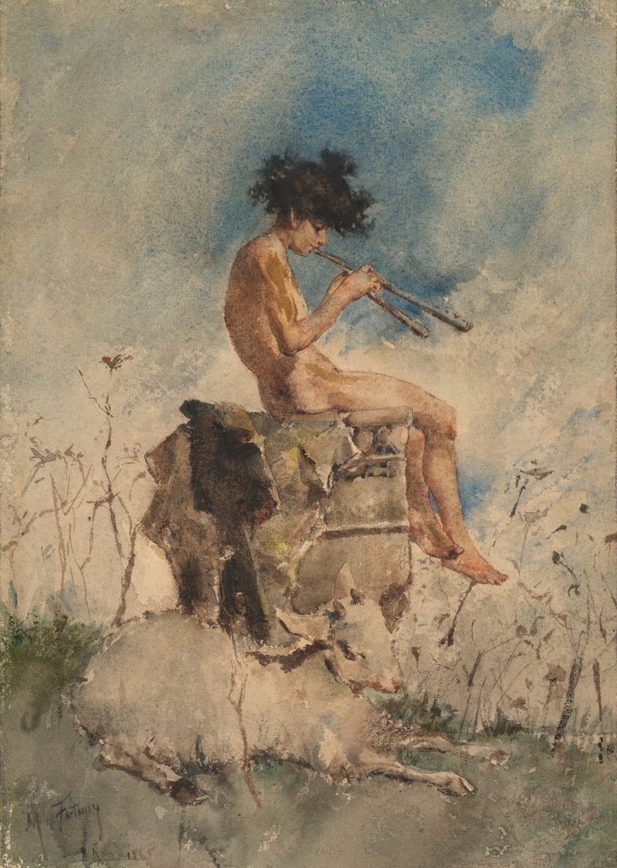 Fajki Pana, 1865. autorstwa Mariano José María Bernardo Fortuny y Carbó