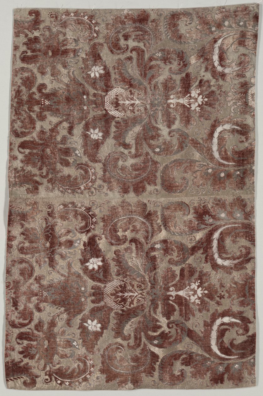 Dwa połączone panele „Fortuny Painted Velvet” autorstwa Mariano Fortuny y Madrazo