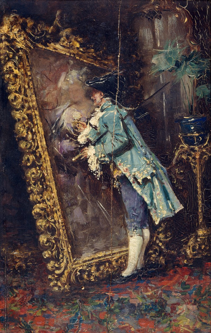 Miłośnik sztuki autorstwa Mariano José María Bernardo (1838 74) Fortuny y Carbó