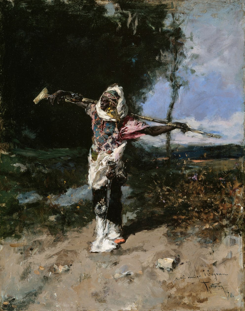 Wódz afrykański, 1870. autorstwa Mariano José María Bernardo Fortuny y Carbó