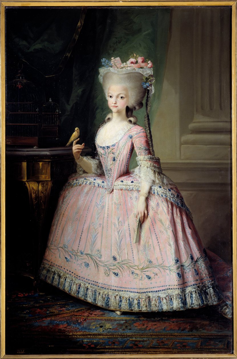 Portret w stopie – Carlota Joaquina (1775-1830) Infante z Hiszpanii i królowa Portugalii Obraz Mariano Maella (1739-1819) (ec.esp.) XVIII w. Słońce. 1,77x1,16 m Madryt, Muzeum Prado - Pełnowymiarowy portret Charlotte Joaquina (1775-1830) Księżniczka autorstwa Mariano Salvador de Maella