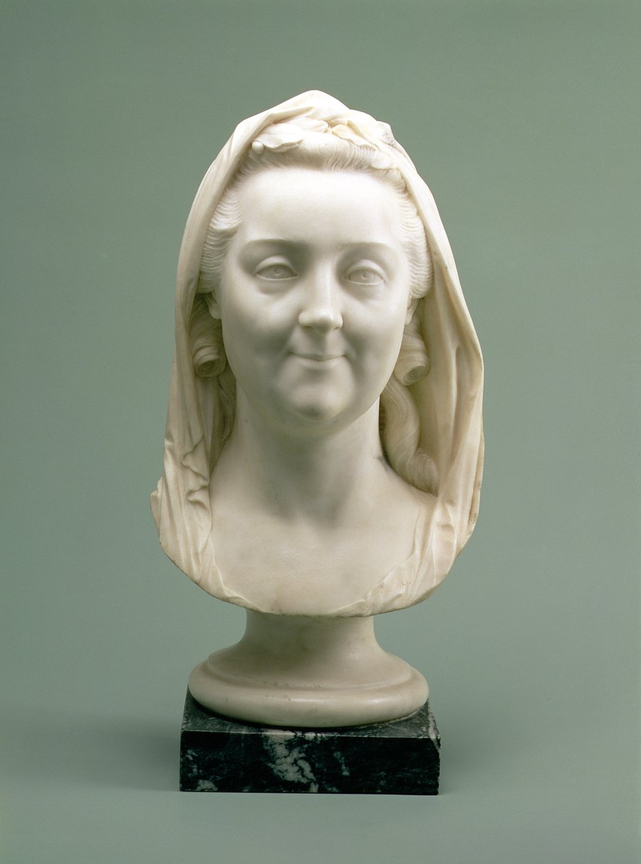 Popiersie portretowe Katarzyny II (Wielkiej) (1729-96), lata 70. XVIII w. (marmur) autorstwa Marie Anne Collot