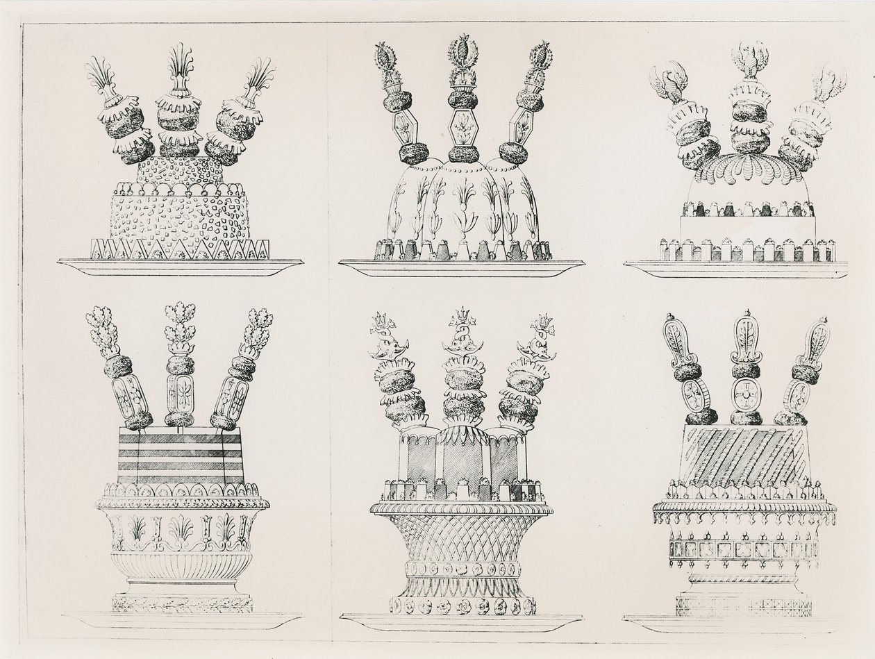 Projekty autorstwa Antoine Careme autorstwa Marie Antoine Careme