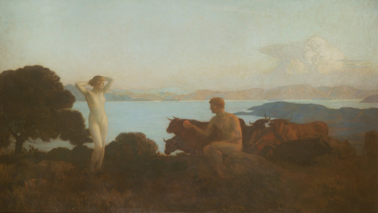 Wyrok Paryża autorstwa Marie Auguste Emile Rene Menard