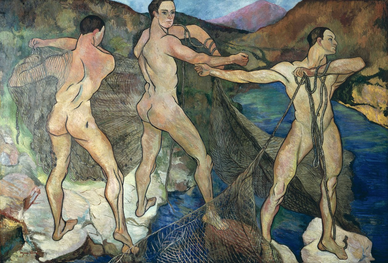 Zarzucanie sieci, 1914 autorstwa Marie Clementine (Suzanne) Valadon