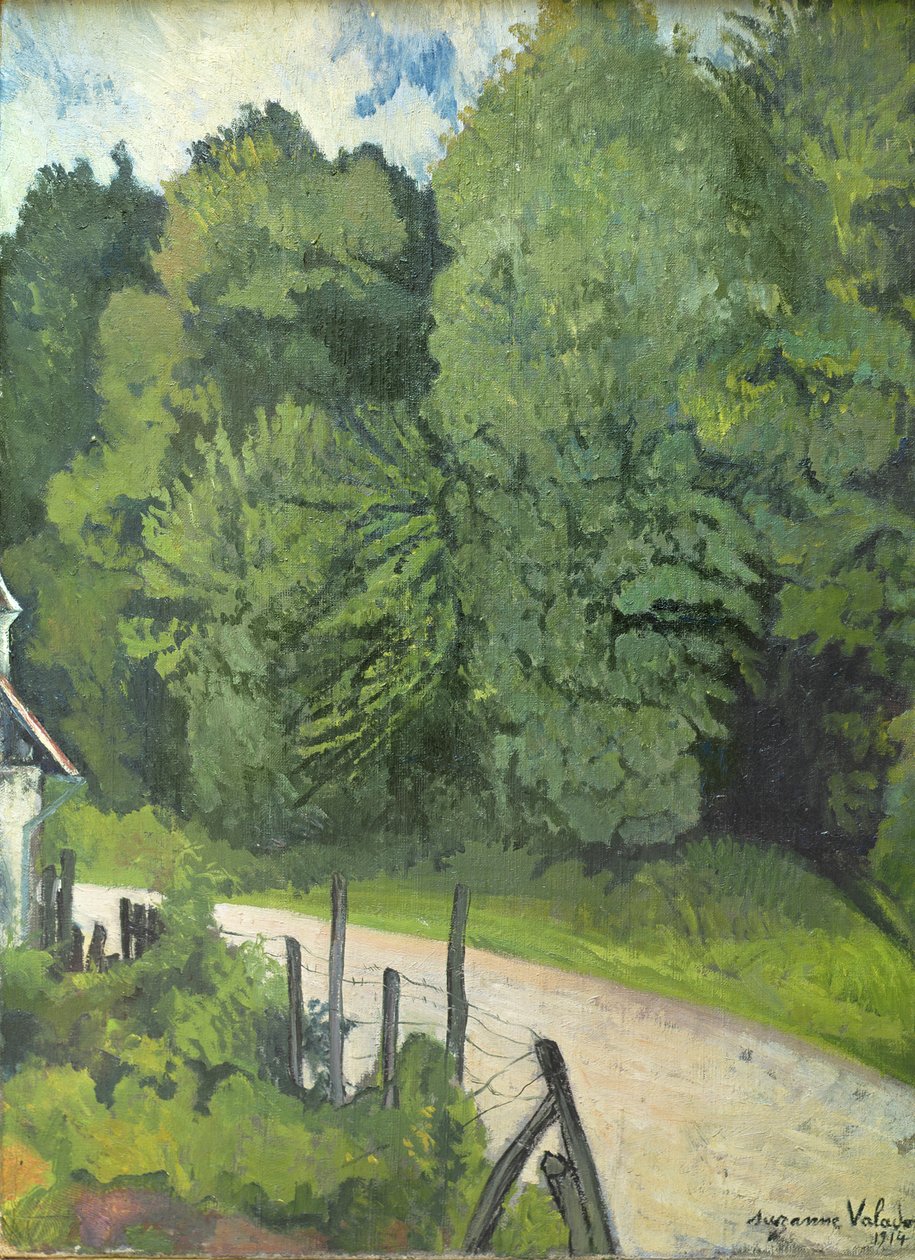 Droga w lesie, 1914 autorstwa Marie Clementine (Suzanne) Valadon
